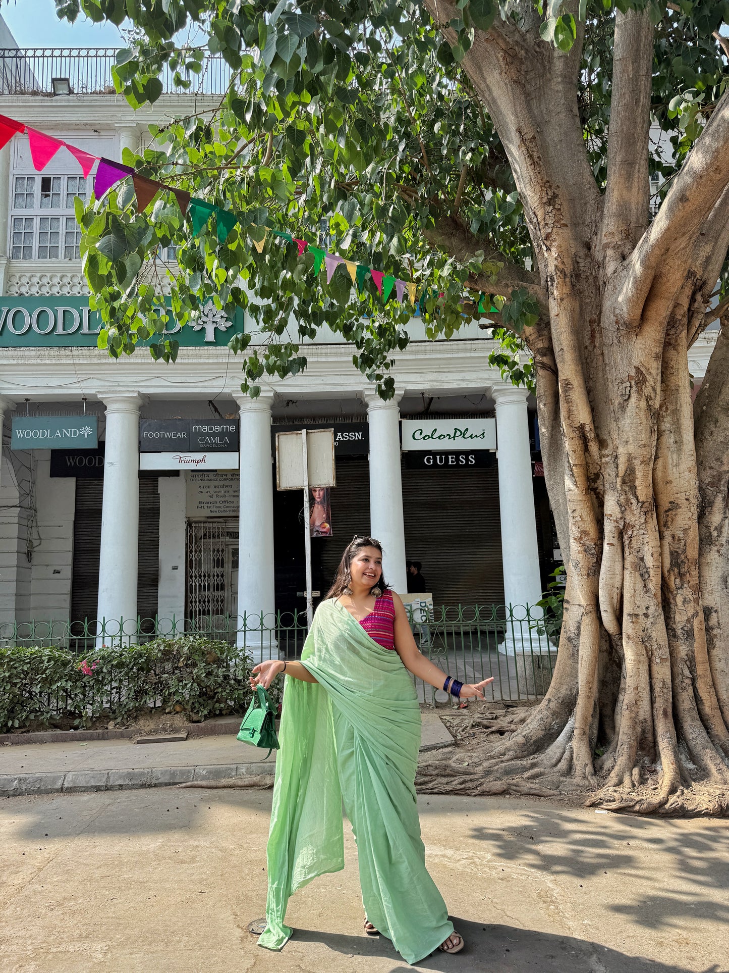 Plain Mul Cotton Saree